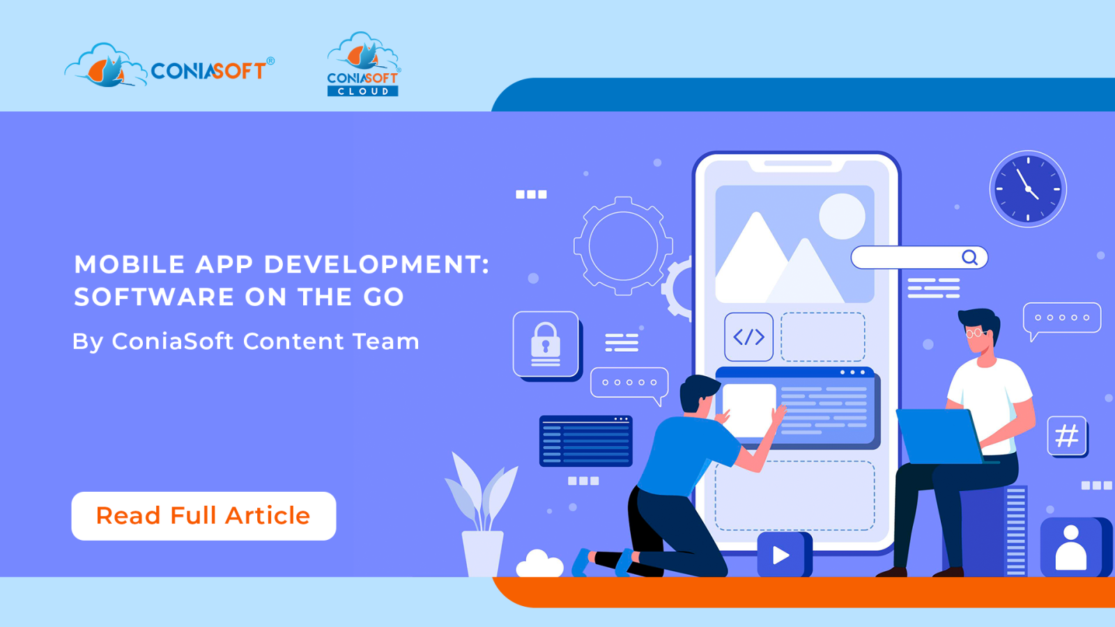 CONIASOFT BLOG MOBILE APP DEVELOPMENT: SOFTWARE ON THE GO